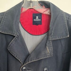 Mousqueton men's navy pea coat